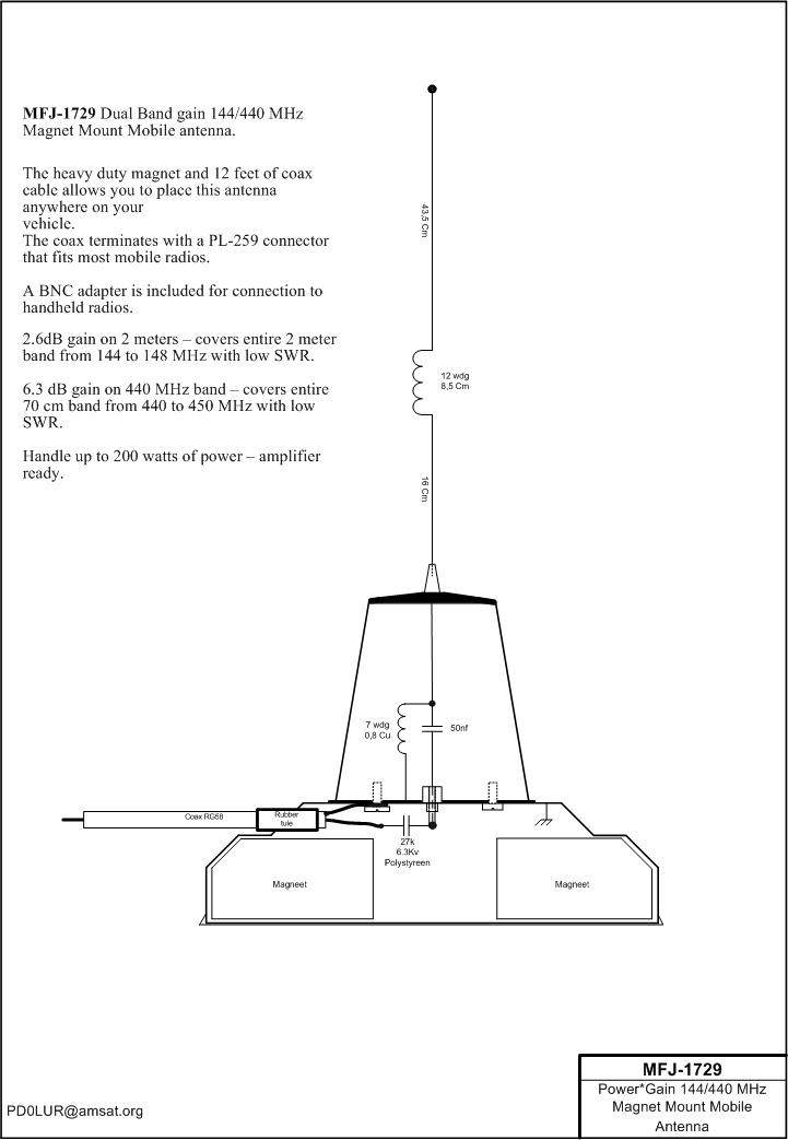Kleefvoet MFJ-1729 modificatie